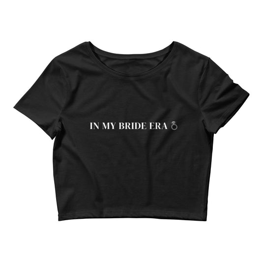 IN MY BRIDE ERA Crop Top - Black